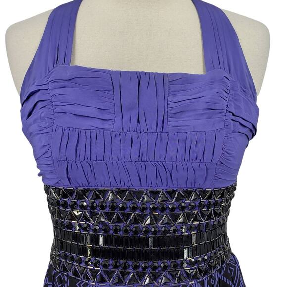 Bebe Silk Adorned Mini Dress Size XS - Picture 2 of 7